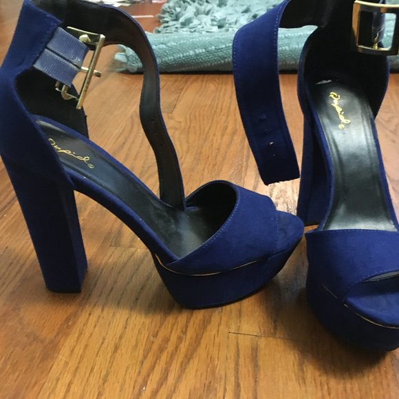 Qupid Shoes - chunky heels